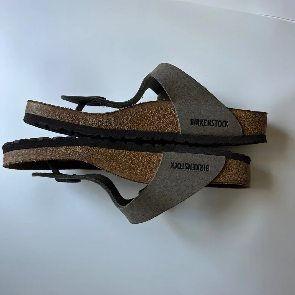 Birkenstock Sandals Gizeh Thong Stone Birko-Flor size 39